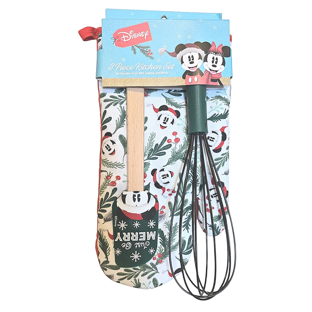 Disney Holiday Kitchen Set with Whisk and Spatula